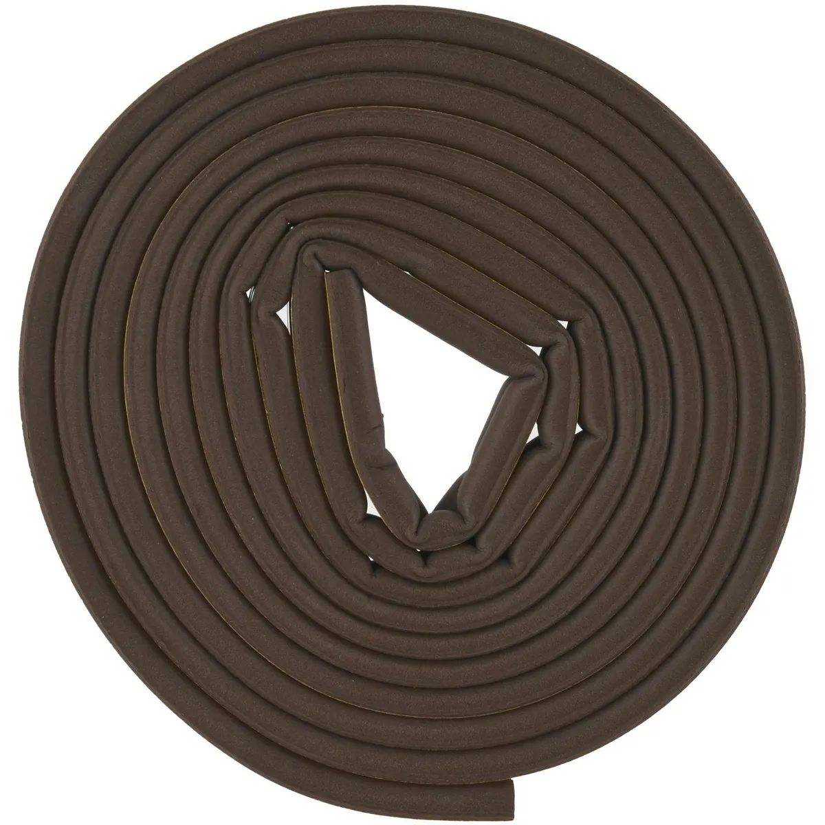 FIXSER - Caucho sintético perfil P 9,5 mm x 5,5 mm marrón