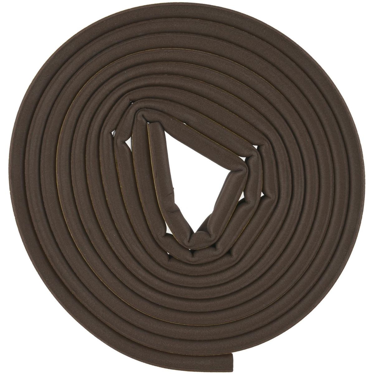 FIXSER - Caucho sintético perfil P 9,5 mm x 5,5 mm marrón