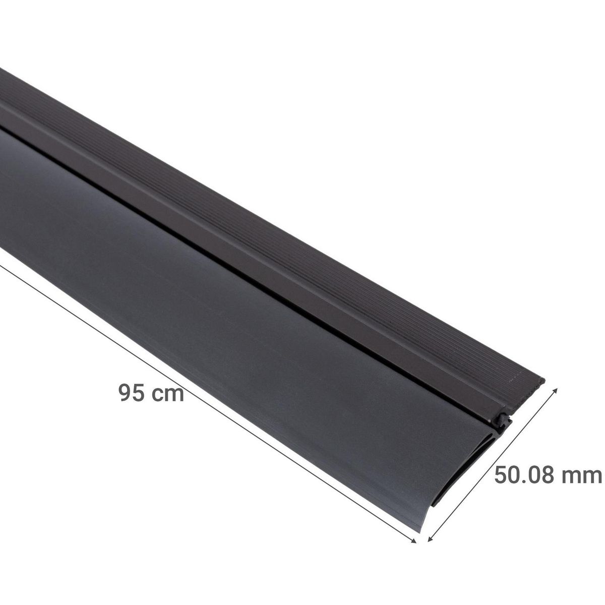 Guardapolvo aluminio vinilo autoadhesivo marrón, marca FIXSER - Foto 2