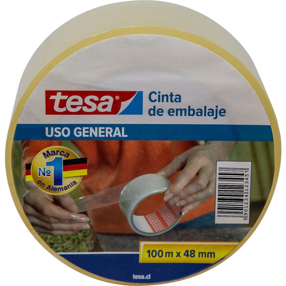 TESA - Cinta para embalaje uso general 100m x 48mm
