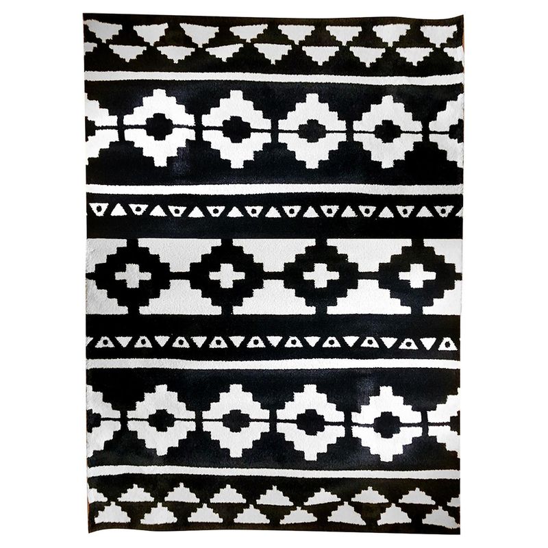 INTERFLOOR - Alfombra Alaska 120x170 cm Negro