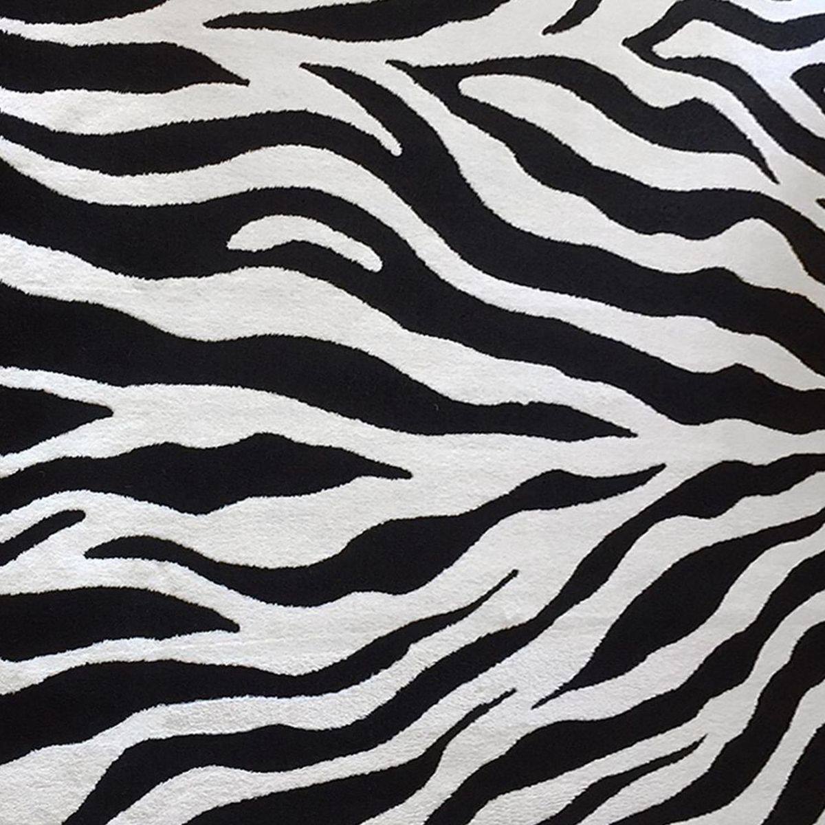 INTERFLOOR - Alfombra Play 200x290 cm Poliéster Blanco/negro