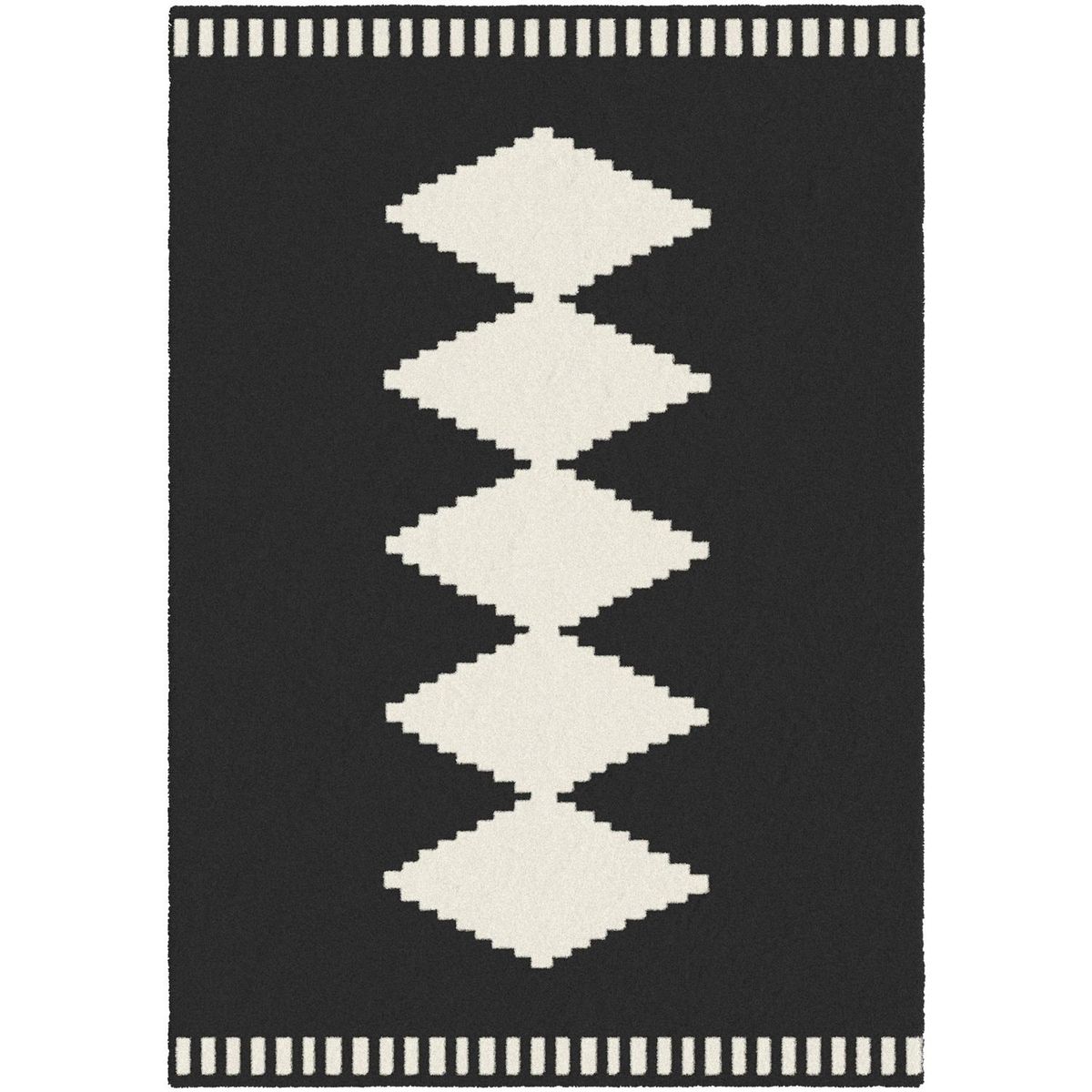 INTERFLOOR - Alfombra Alaska 120x170 cm Polipropileno Negro