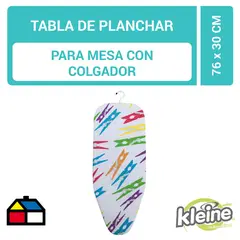 KLEINE WOLKE - Tabla planchar de mesa con colgador 76x30 cm