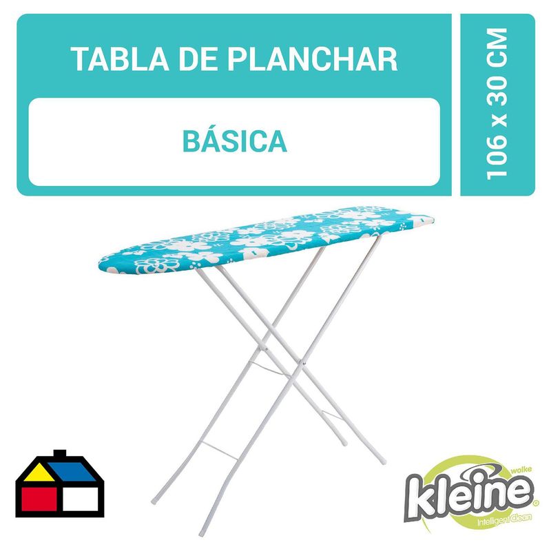 KLEINE WOLKE - Tabla de planchar básica flores 106x30 cm