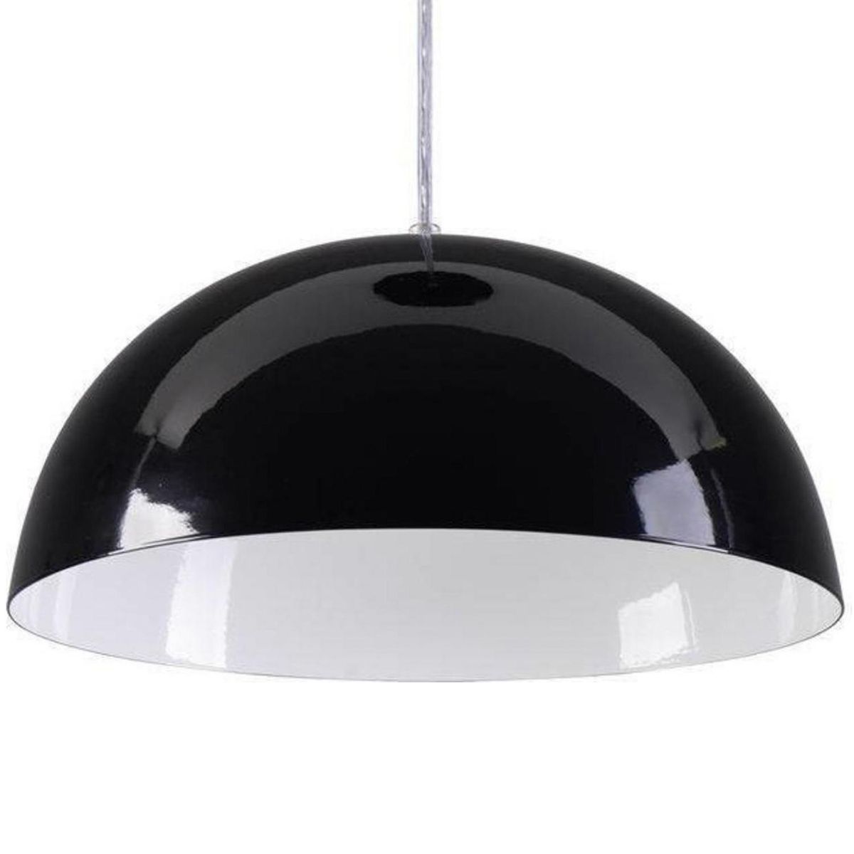 TEMPORA - Lámpara Colgante Redonda Metal Blanco