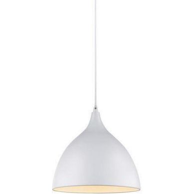 Lmpara de colgar Metal Trompeta Blanca
