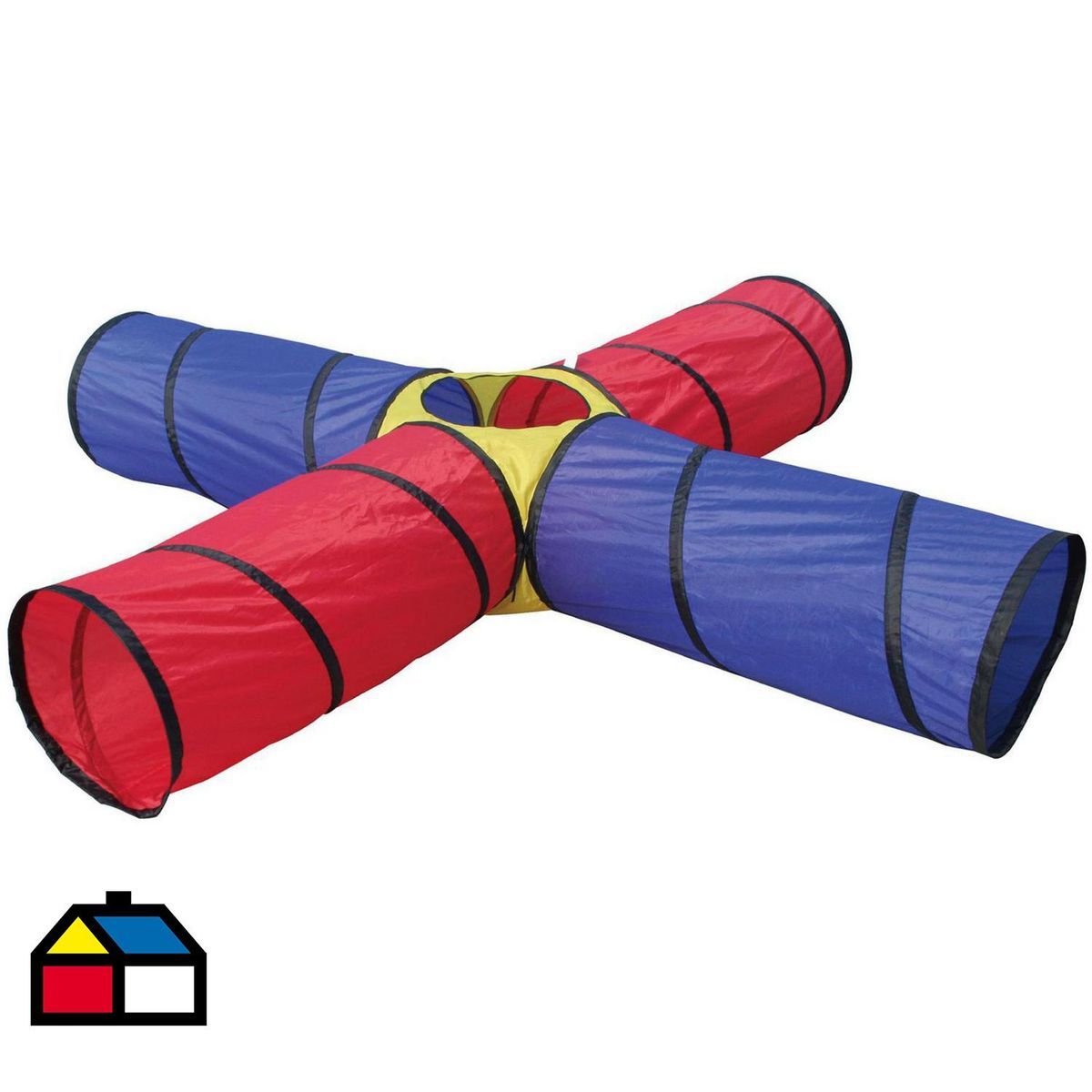 GAME POWER - Set de Tunel Cruz 250x46x250 cm Multicolor