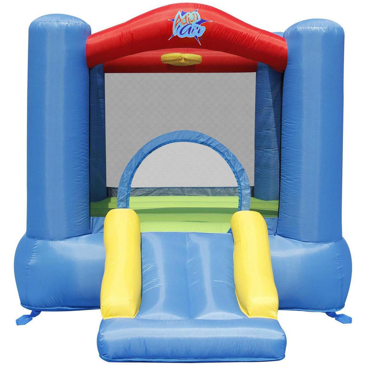 GAME POWER - Módulo Inflable y Aro de Basketball 210x165x260 cm Multicolor
