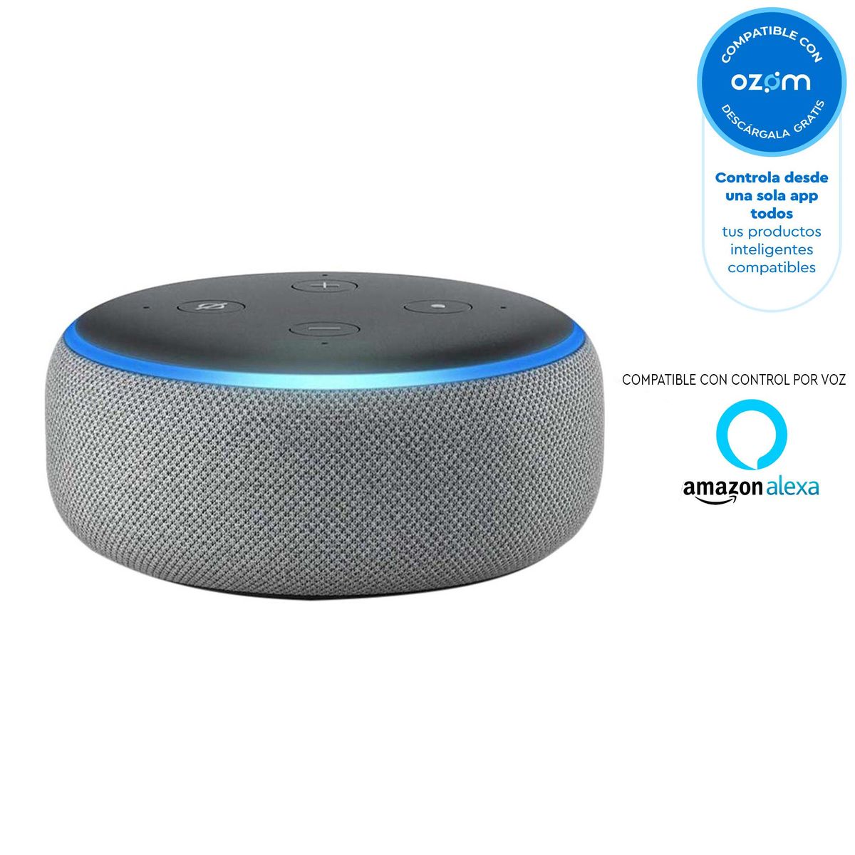 AMAZON - Asistente Echo Dot 3rd Gris