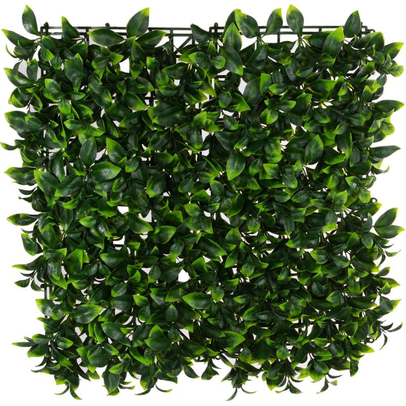 JUST HOME COLLECTION - Jardín vertical artificial palmeta 50x50 cm