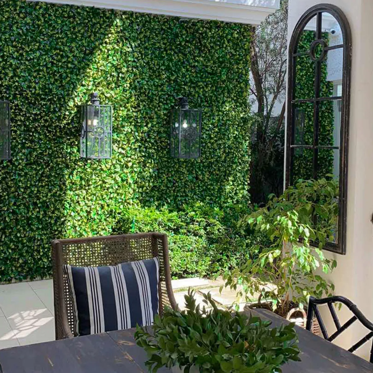 Jardín vertical artificial palmeta 50x50 cm, marca JUST HOME COLLECTION - Foto Principal