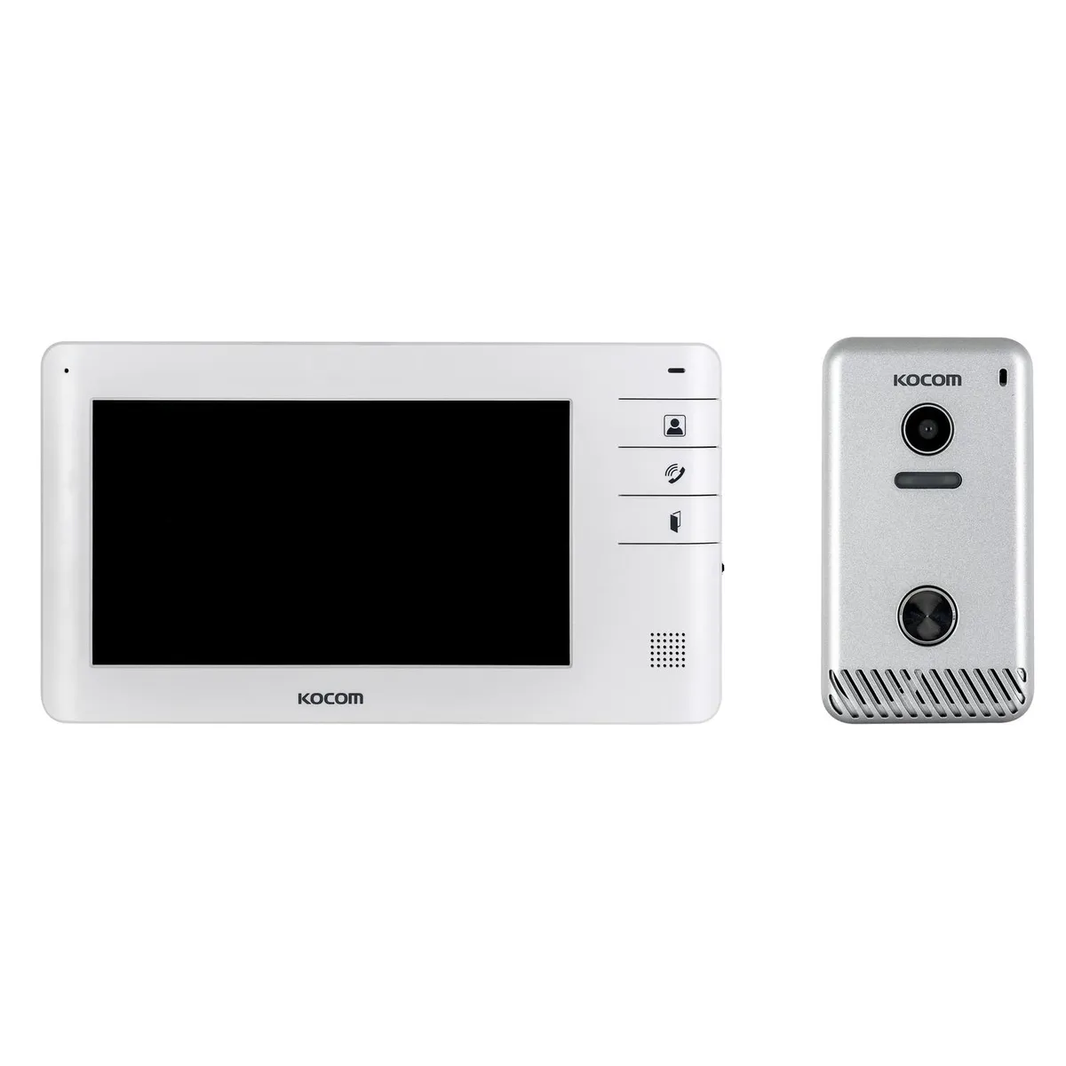 KOCOM - Videoportero color 7" manos libres, altavoz metálico