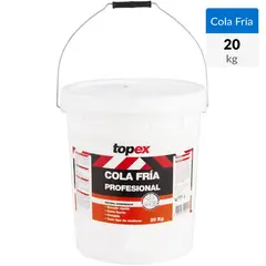 TOPEX - Cola Fría Profesional 20 kg Blanco