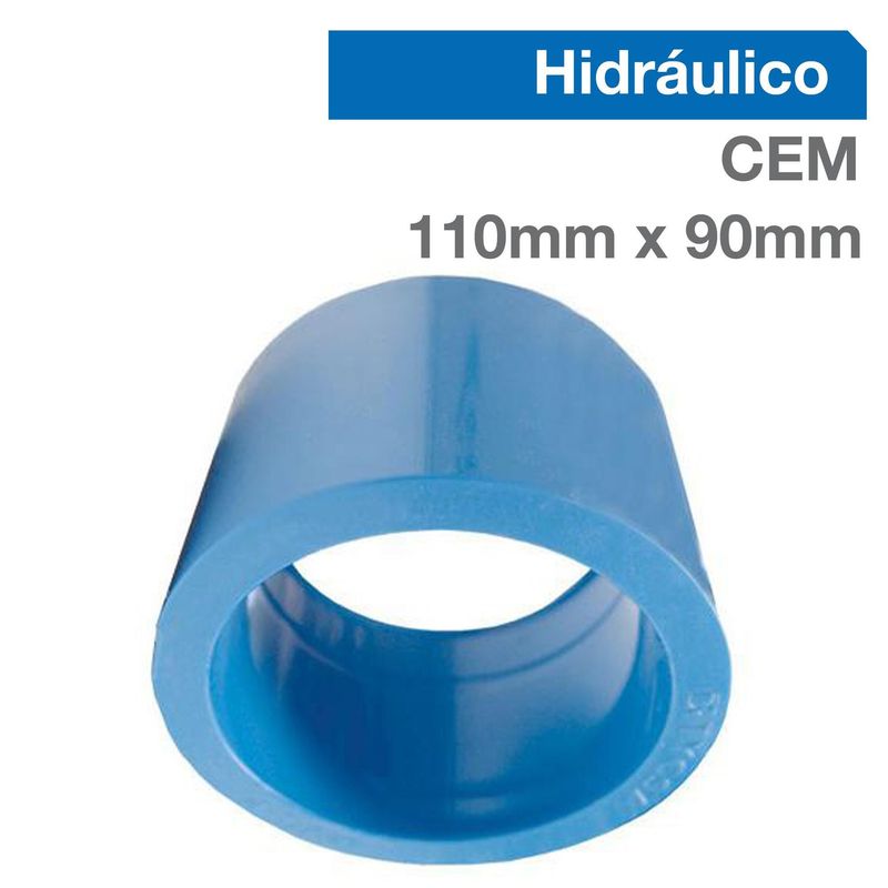 TIGRE - Buje Reducción corta PVC-P Cementar 110mm x 90mm  1u