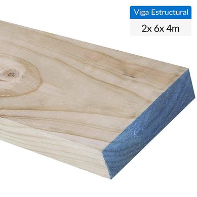 Viga Graduada radiata 2 x 6 x 4 m