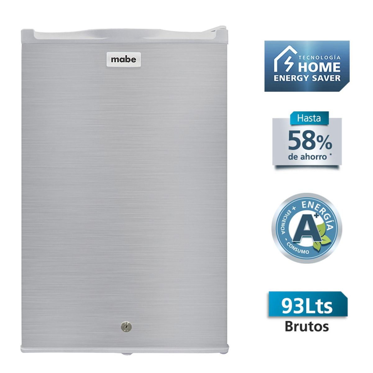 MABE - Frigobar 93 Litros Inox RMF04LRX0