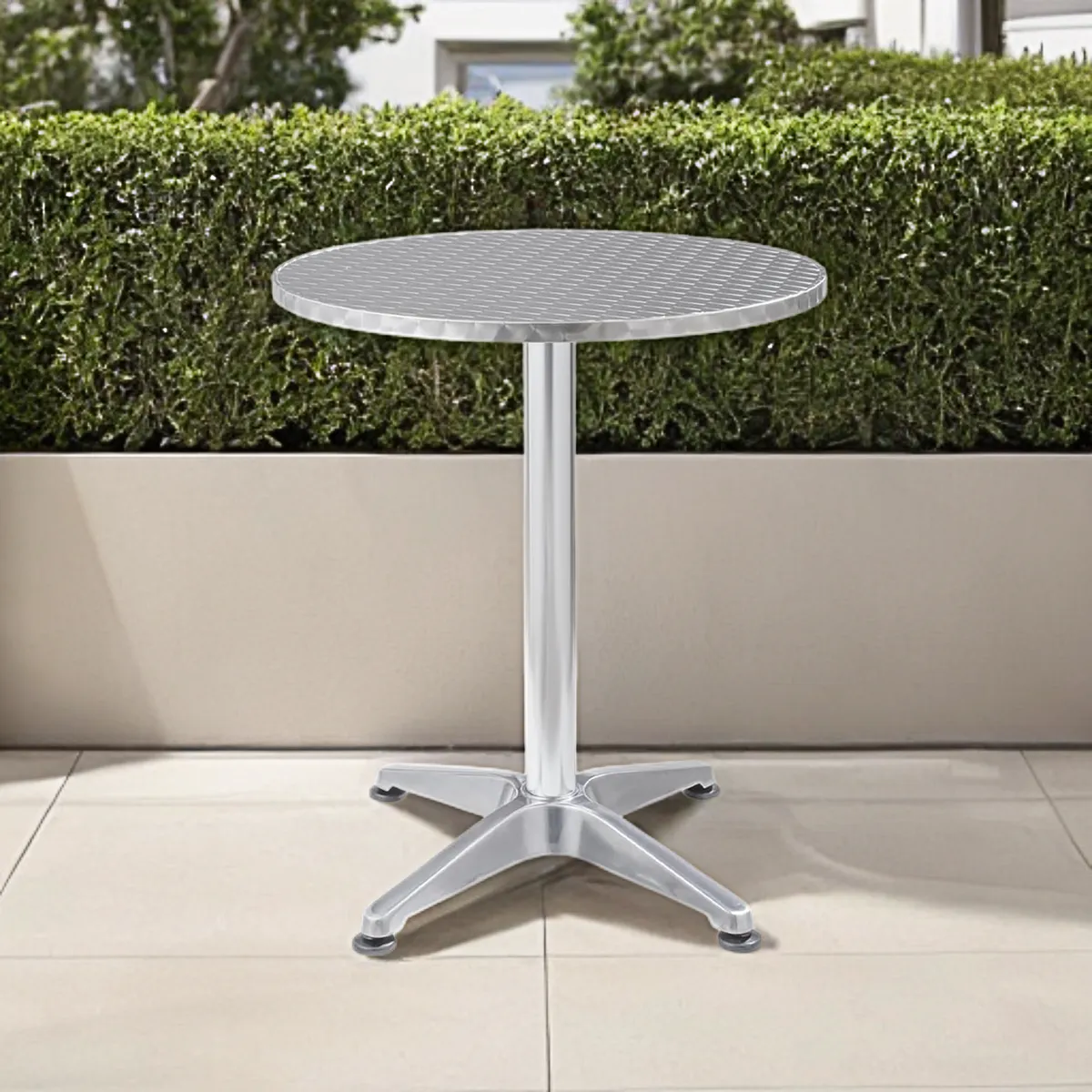 JUST HOME COLLECTION - Mesa Redonda Aluminio 60x70x60 cm Aluminio