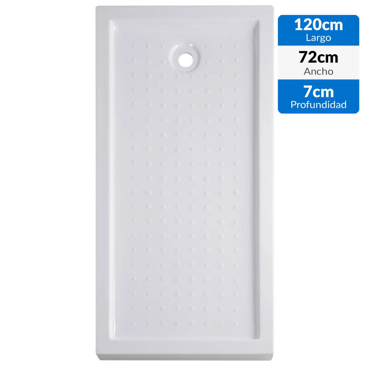 SENSI DACQUA - Receptaculo rectangular acrilico 120x72x7cm