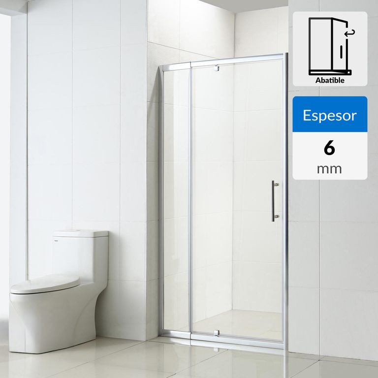 Mampara ajustable 6mm 80-100x185cm