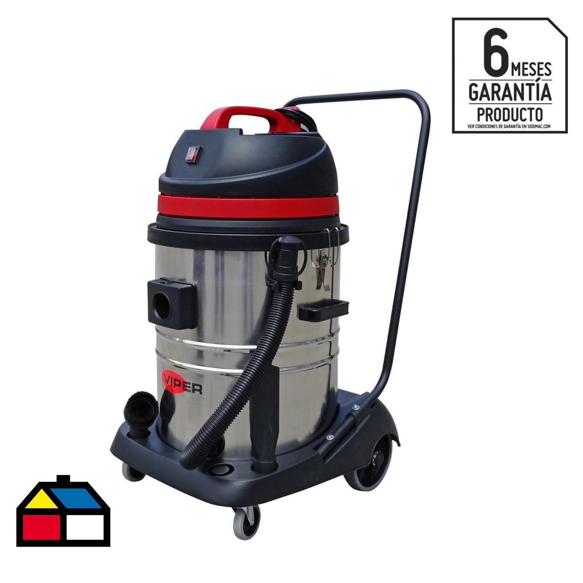 VIPER - Aspiradora Seco Húmedo 1000 W 55 Litros 50000118