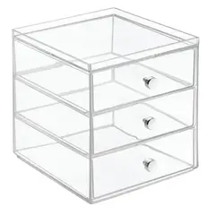 IDESIGN - Cajonera 3 cajones acrilica 15x17x17 cm