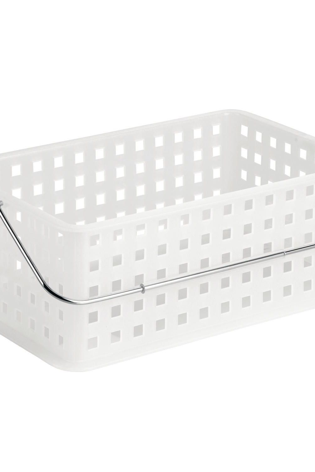 IDESIGN - Organizador 8x5x15 cm Blanco/Gris