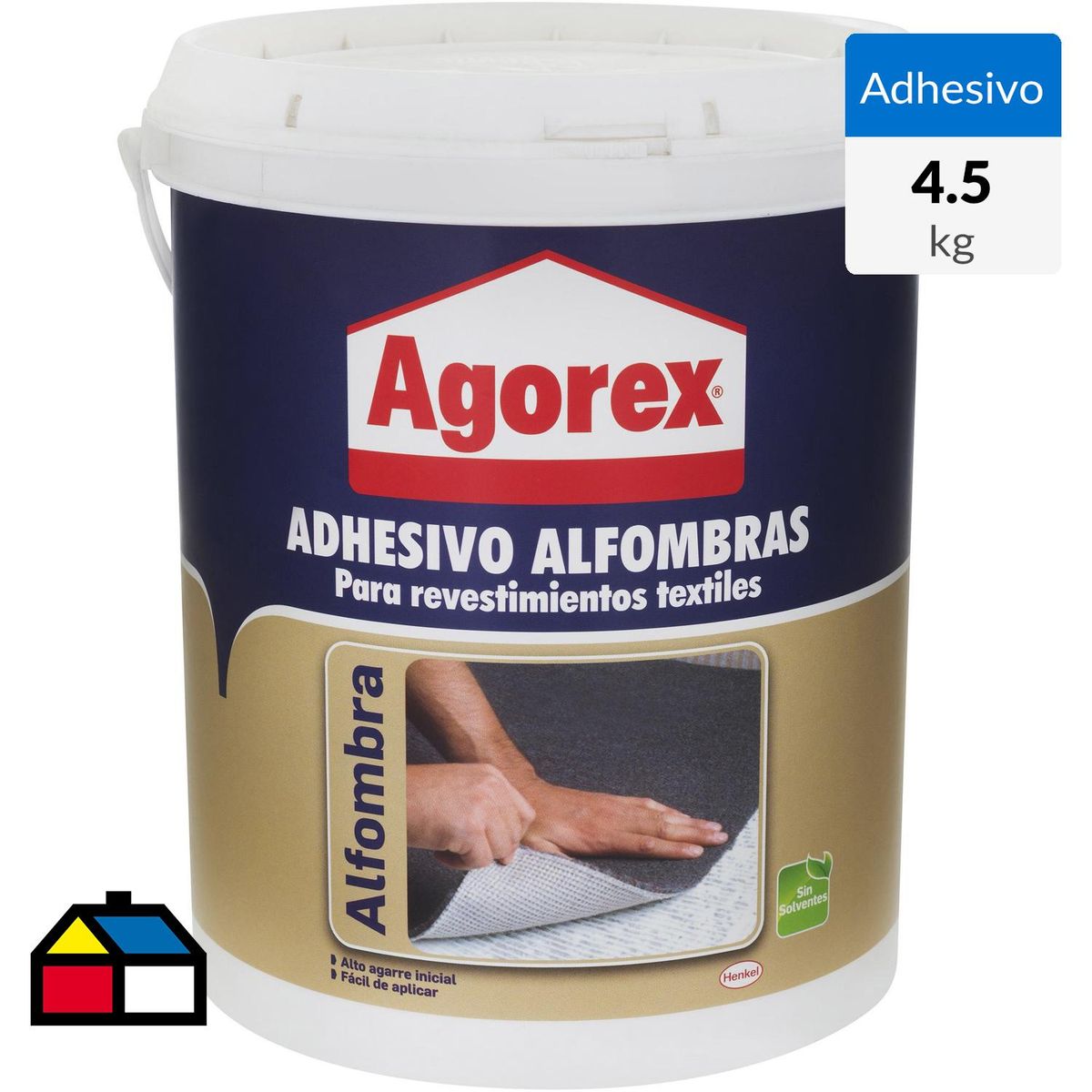 HENKEL - Adhesivo para alfombras Agorex 4,5 kg