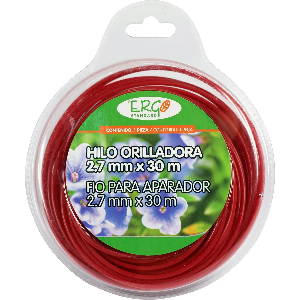 BAUKER - Nylon para orilladora 2,7 mm - largo 30 m