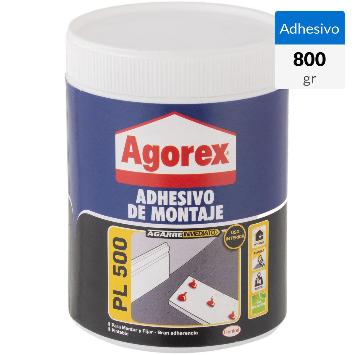 AGOREX - Adhesivo de montaje Agorex 800 gr