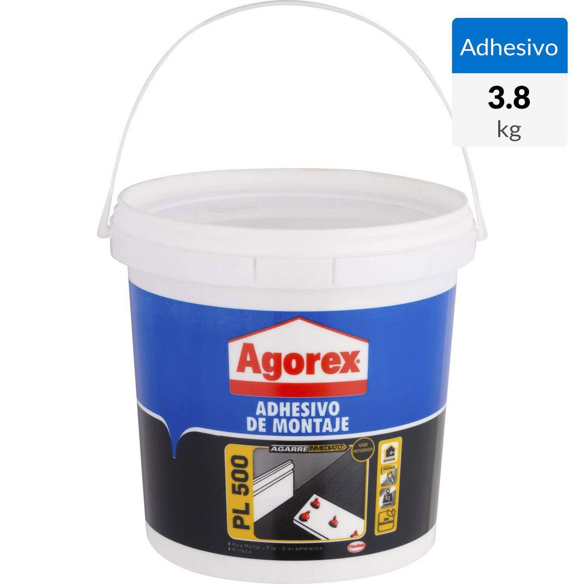 AGOREX - Adhesivo de montaje Agorex 3,8 kg