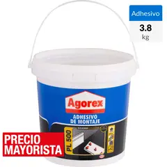 AGOREX - Adhesivo de montaje 3,8 kg