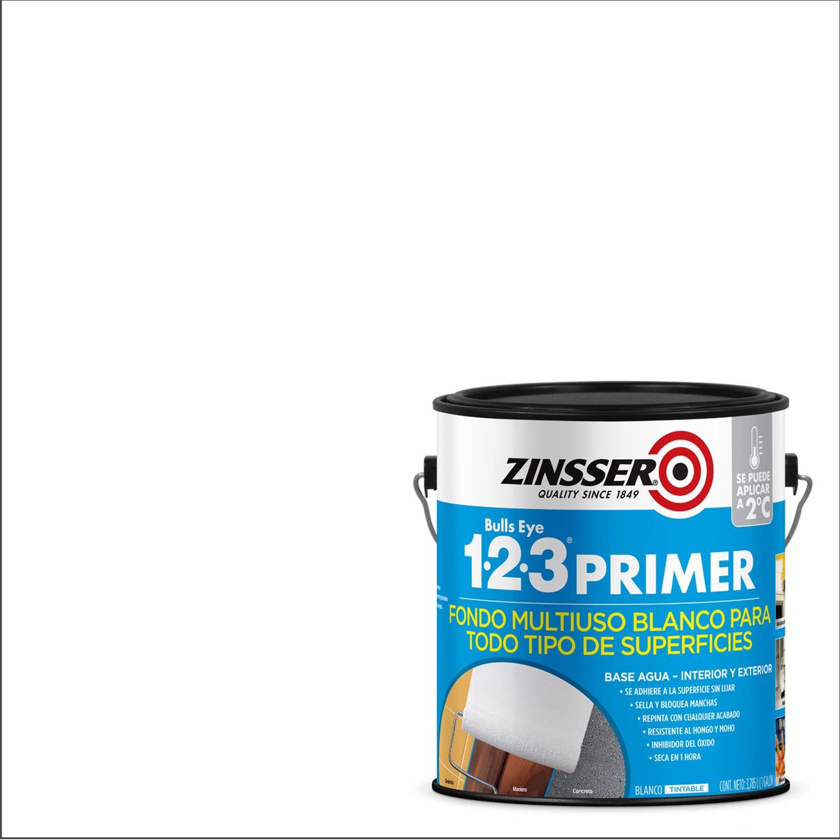 RUST OLEUM - Primer Multiuso Rust-oleum 123 Base Agua Interior Exterior Galón