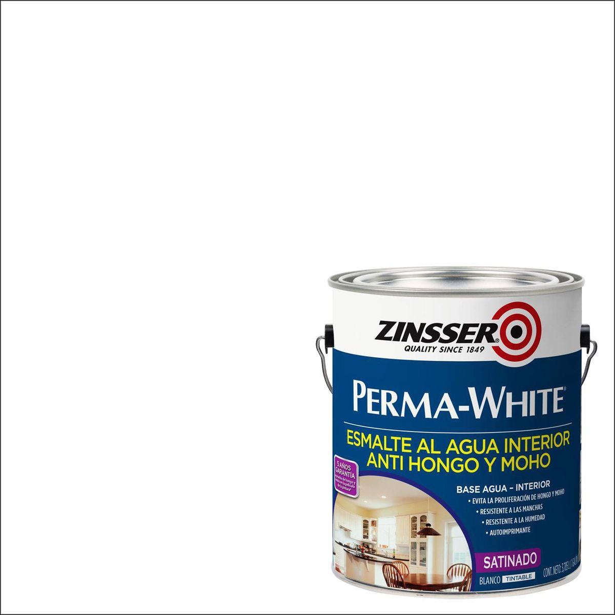 RUST OLEUM - Esmalte al Agua Satinado 1 galón(es) Blanco 