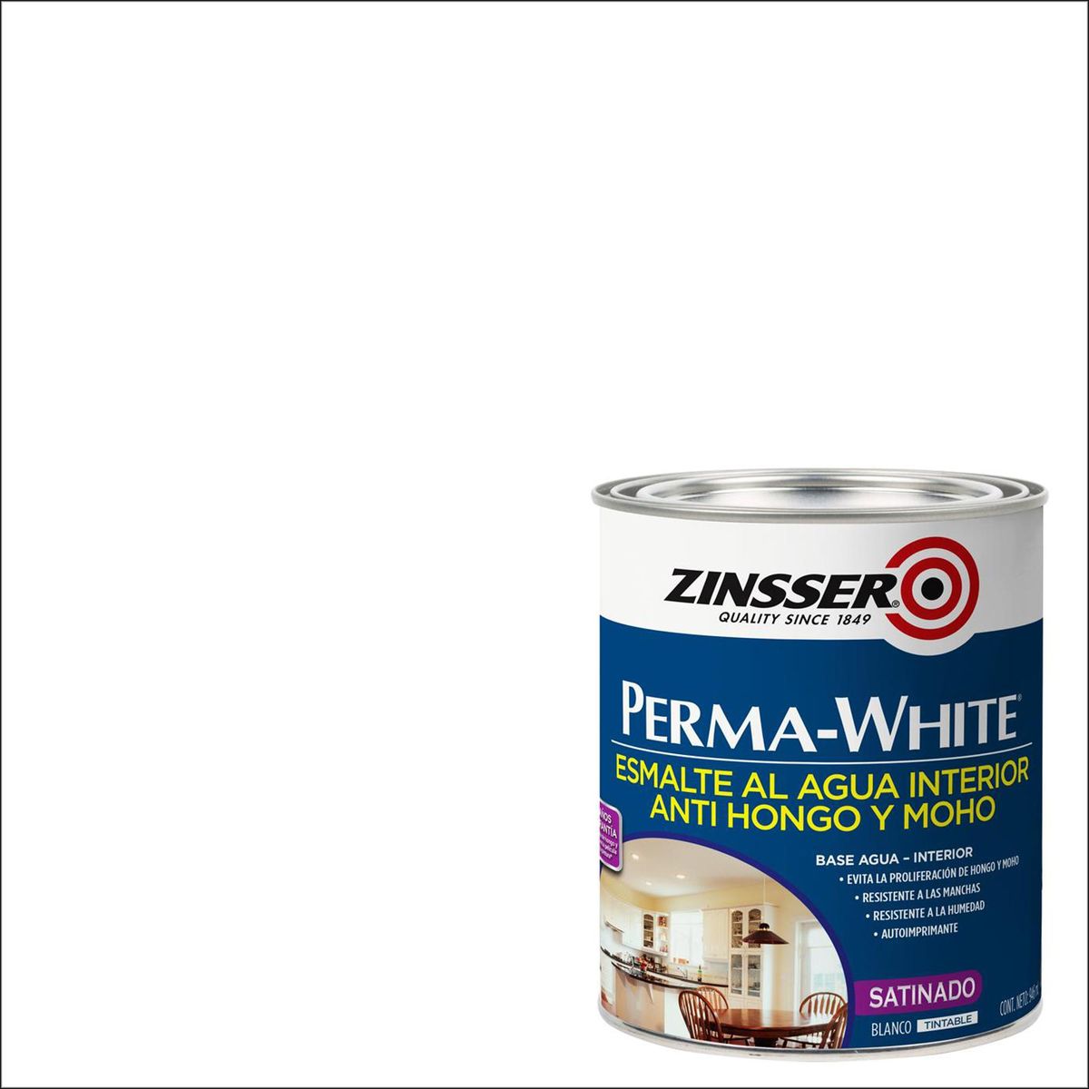 RUST OLEUM - Esmalte al Agua Satinado 0.25 galón(es) Blanco 