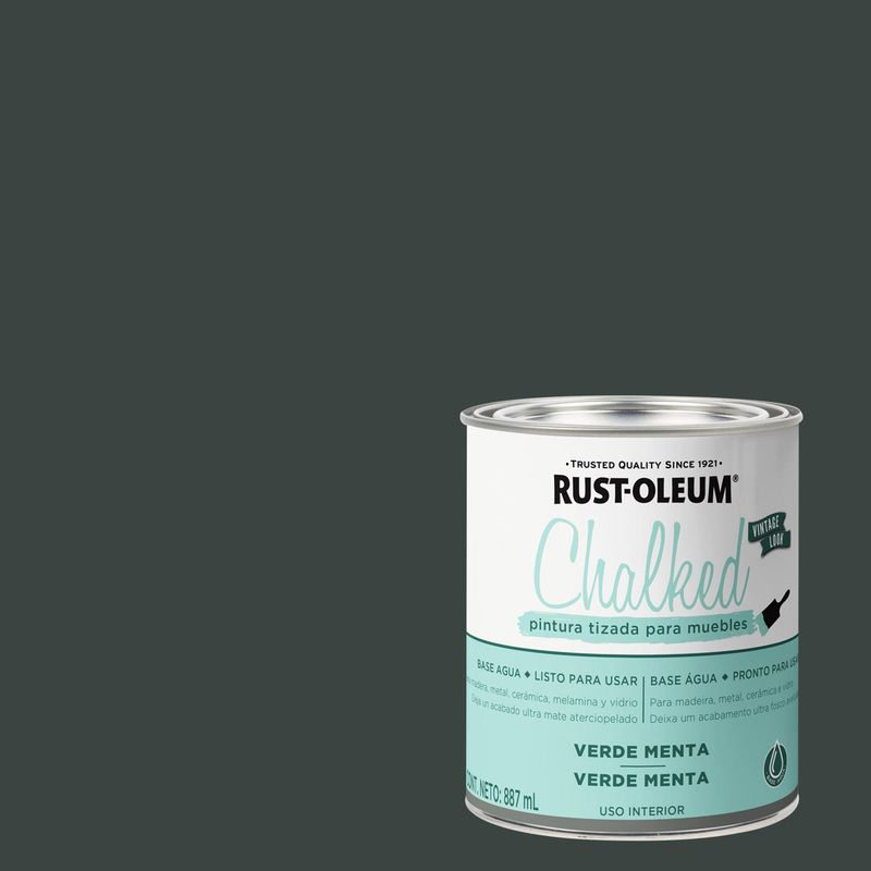 RUST OLEUM - Chalked pintura tizada Verde Menta 0,887L
