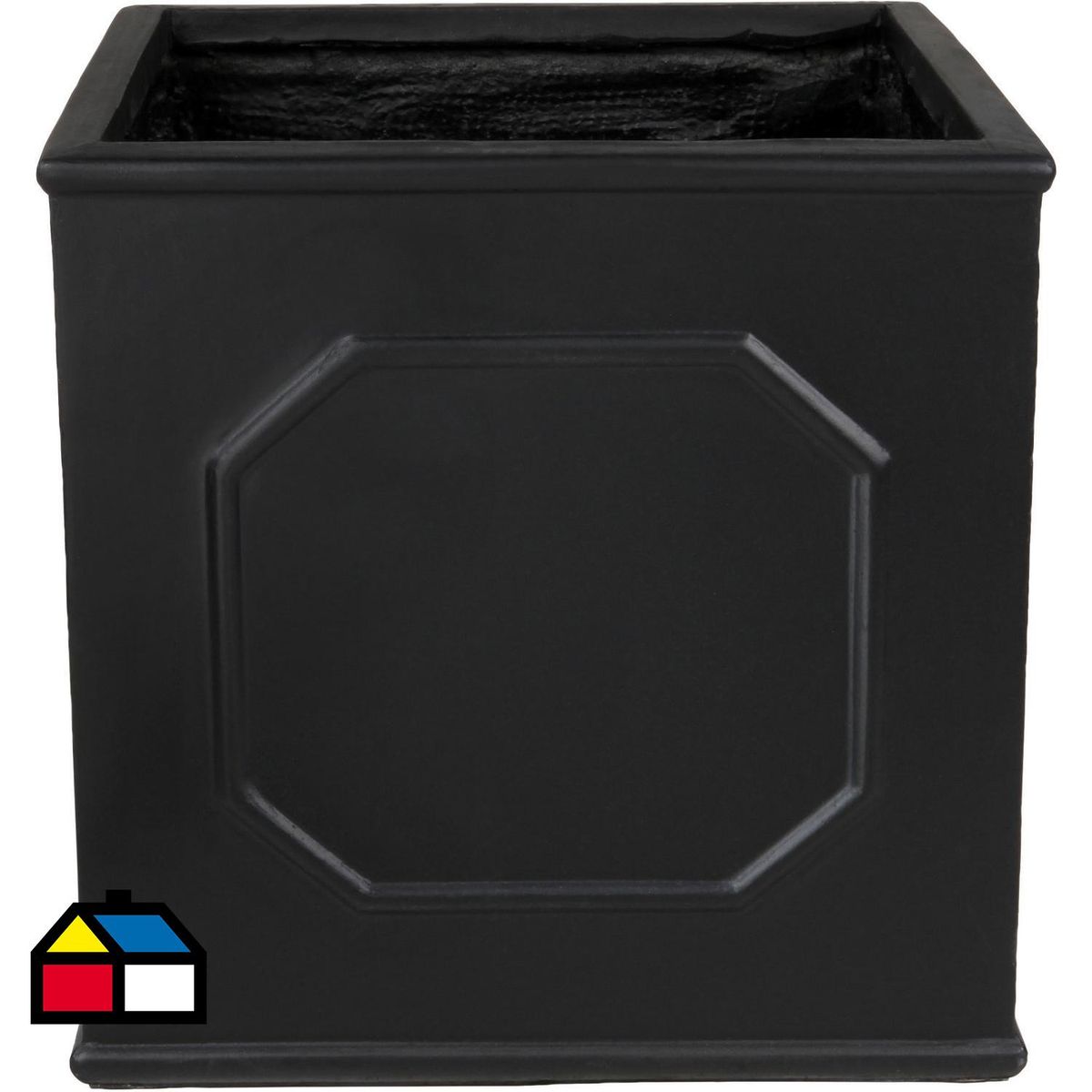 MJP - Macetero Toscany de Fibra de Vidrio 30x29 cm Grafito