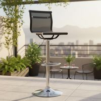 Silla Bar Alice Negro 40x76x40 cm