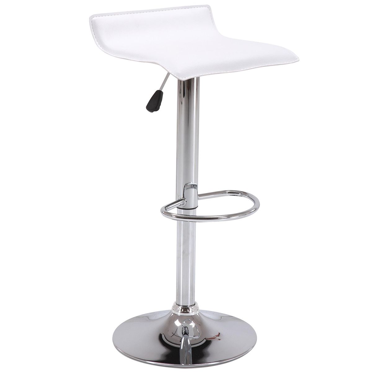 JUST HOME COLLECTION - Silla Bar Enzo Blanco 65.5x38x40.5 cm