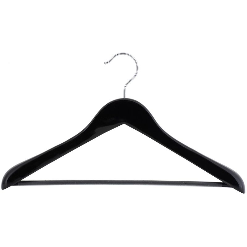 HOMY - Colgador madera chaqueta negro
