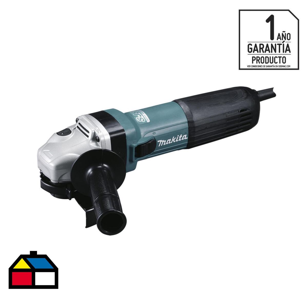 Esmeril angular eléctrico 4,5" 1100W, marca MAKITA - Foto Principal