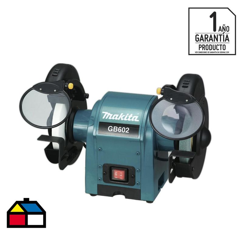 MAKITA - Esmeril de Banco Eléctrico 6 " 250 W GB602