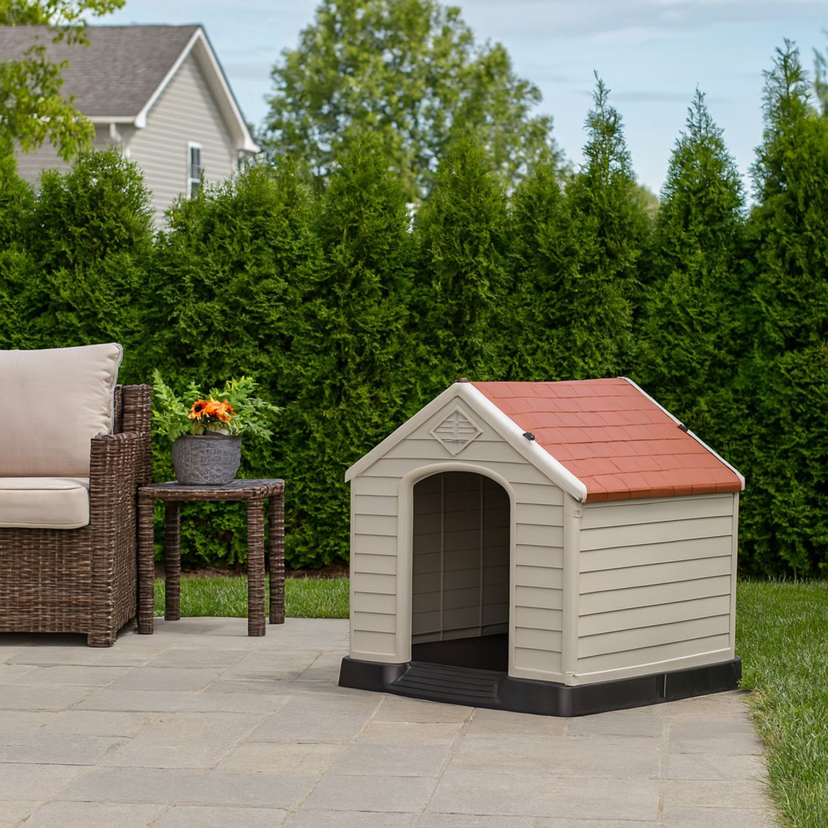 PETIZOOS - Casa de Perro Talla M 69x66x73 cm