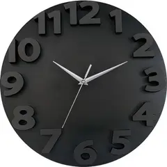 JUST HOME COLLECTION - Reloj 3d go 50x50cm negro
