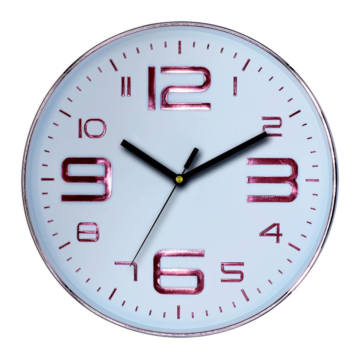 JUST HOME COLLECTION - Reloj big number 30x30cm rose