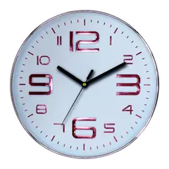 JUST HOME COLLECTION - Reloj big number 30x30cm rose