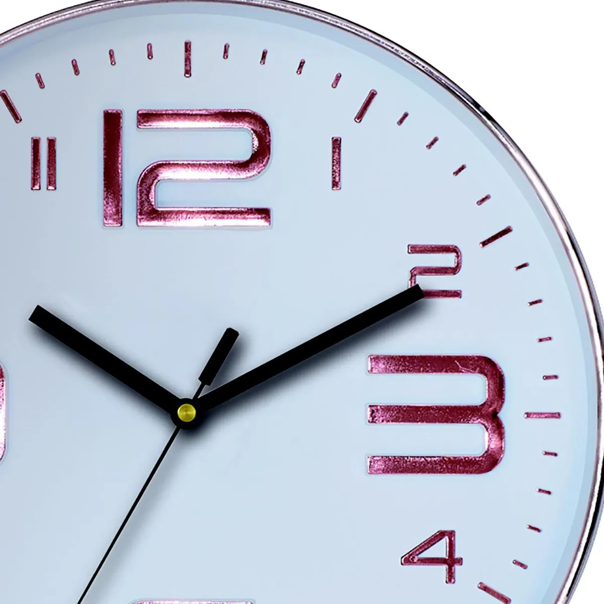 JUST HOME COLLECTION - Reloj big number 30x30cm rose