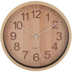 JUST HOME COLLECTION - Reloj wooden 29x29cm natural