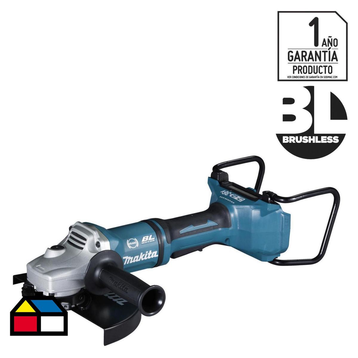 MAKITA - Esmeril angular inalámbrico 9" 18V sin batería