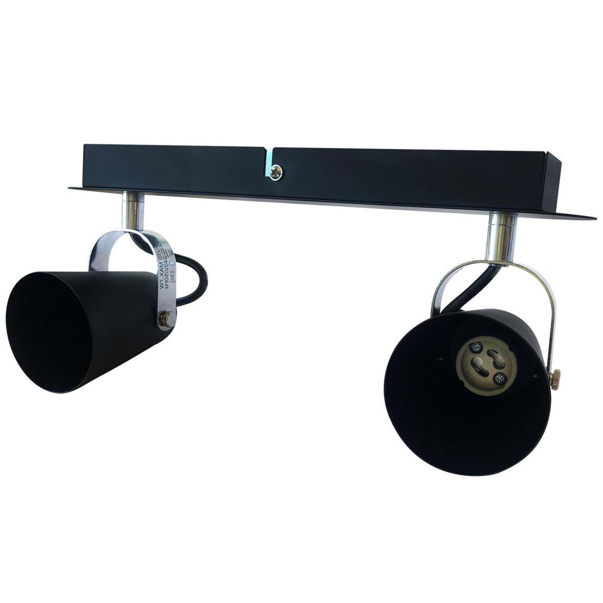 BP ILUMINACION - Barra Led Aurus 2 Luces Metal Negro